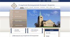 Desktop Screenshot of ev-kirche-berghofen.de